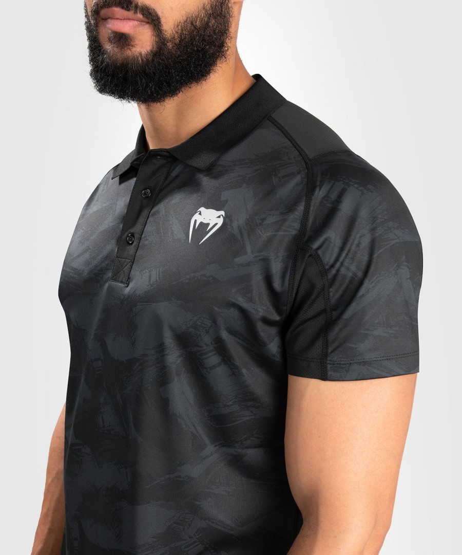 venum electron 3.0 poloskjorte - svart