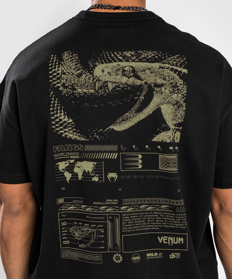 venum fangs t-skjorte - oversized passform - svart