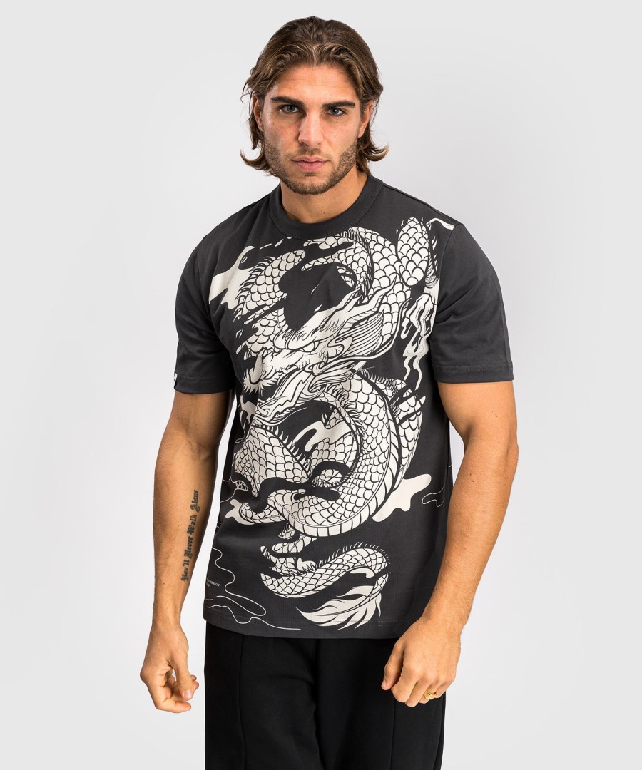 venum dragon flight herre t-skjorte - kullgråkremhvit