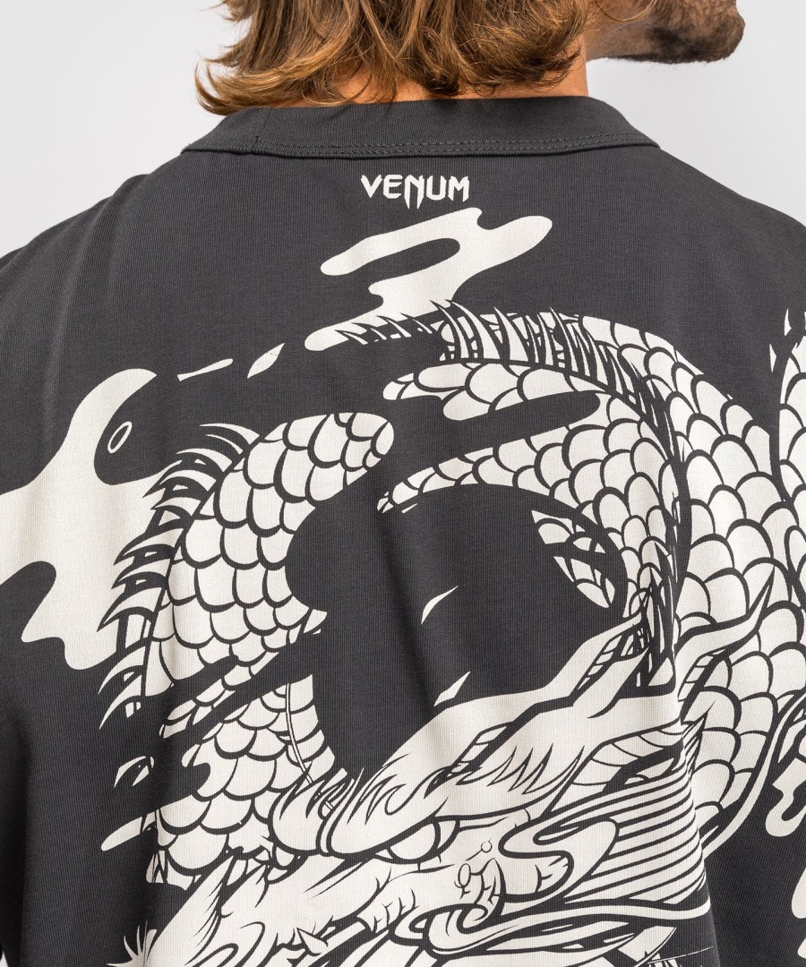 venum dragon flight herre t-skjorte - kullgråkremhvit