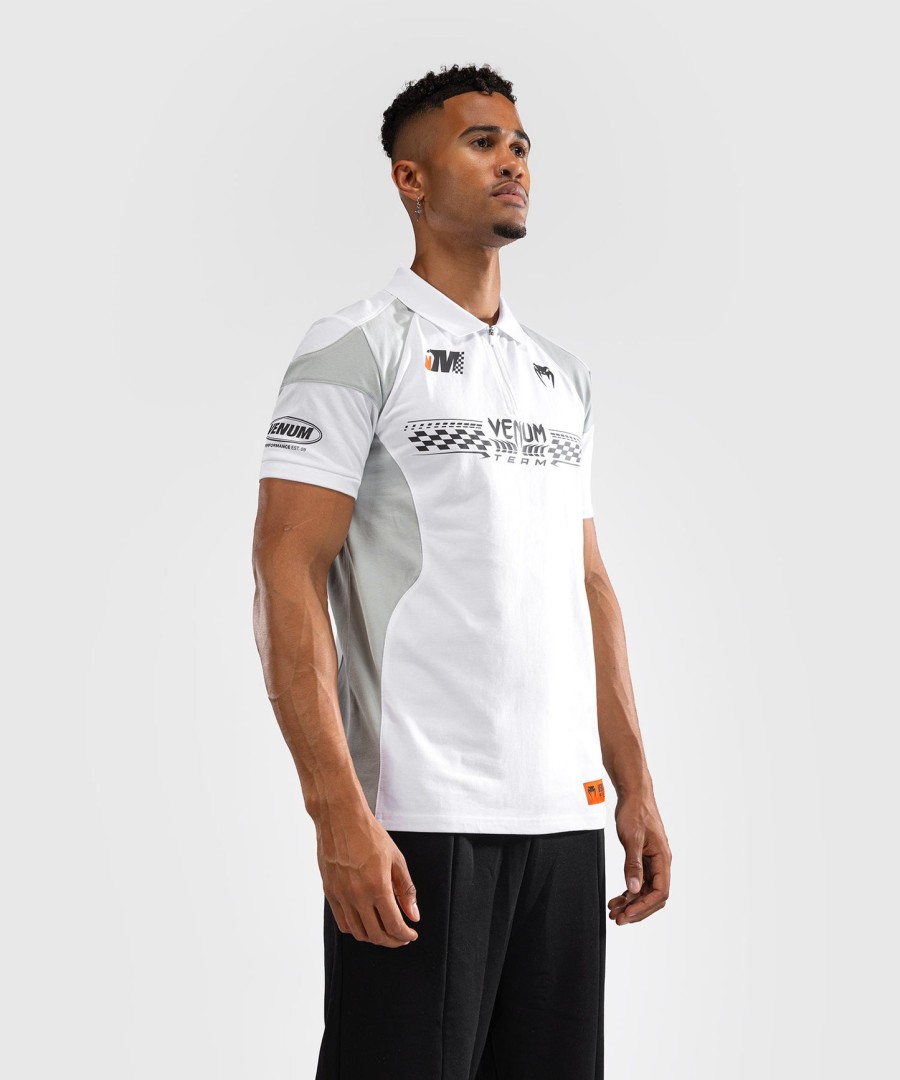 venum motorsport bomullspolo - snøhvit