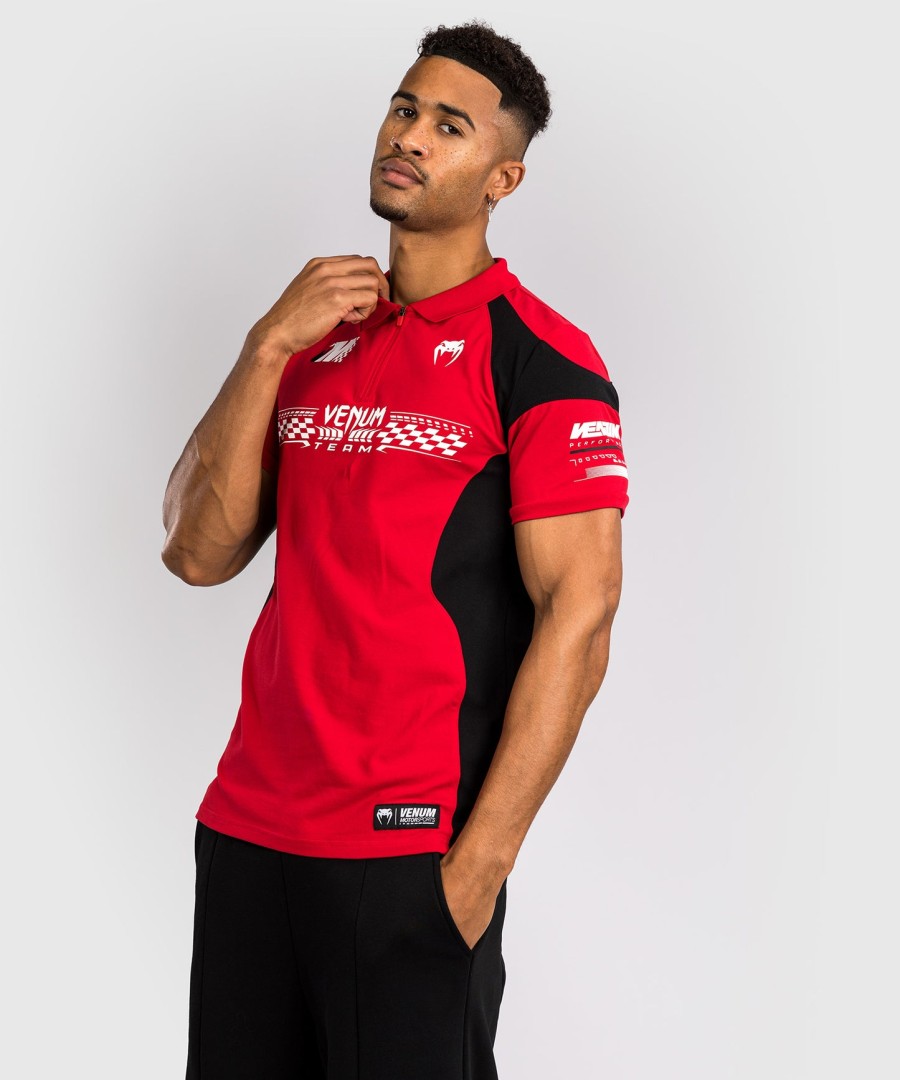 venum motorsport bomullspolo - racer rød