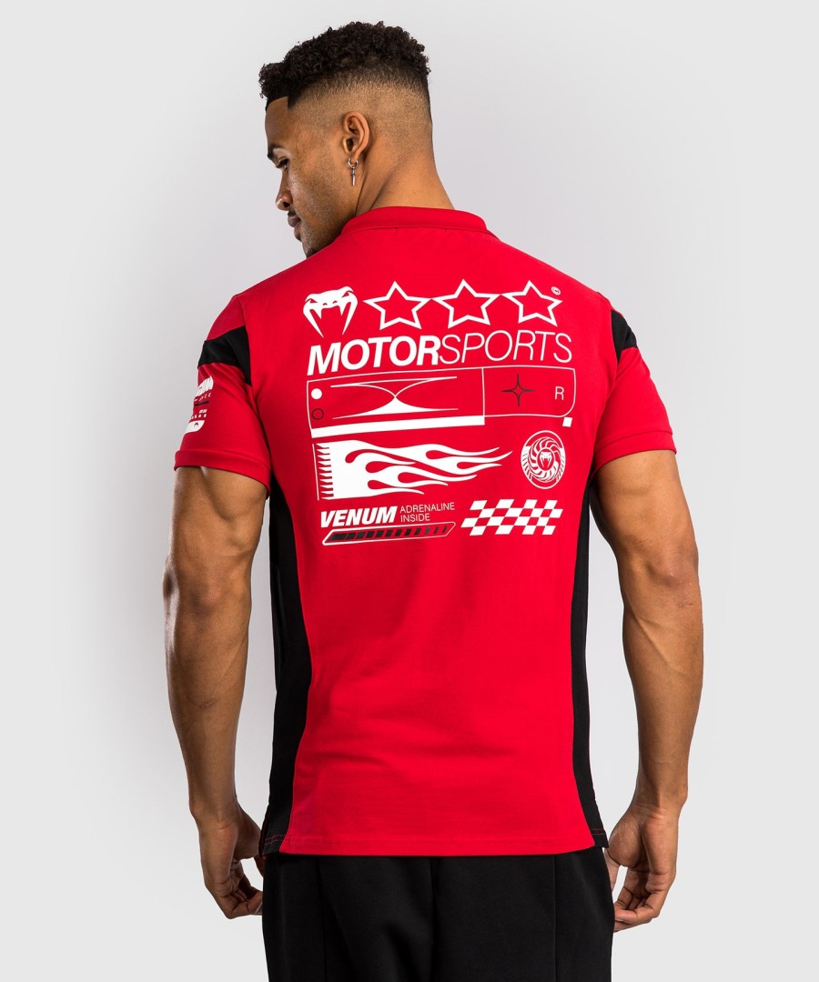 venum motorsport bomullspolo - racer rød