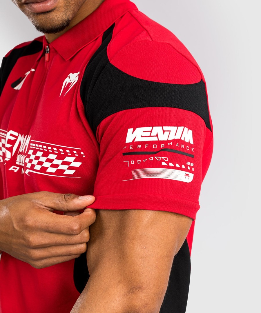 venum motorsport bomullspolo - racer rød