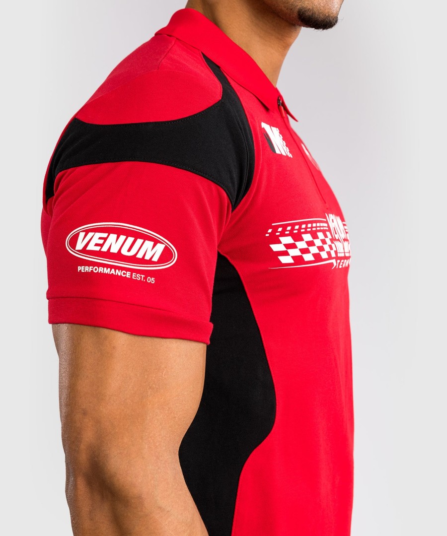 venum motorsport bomullspolo - racer rød