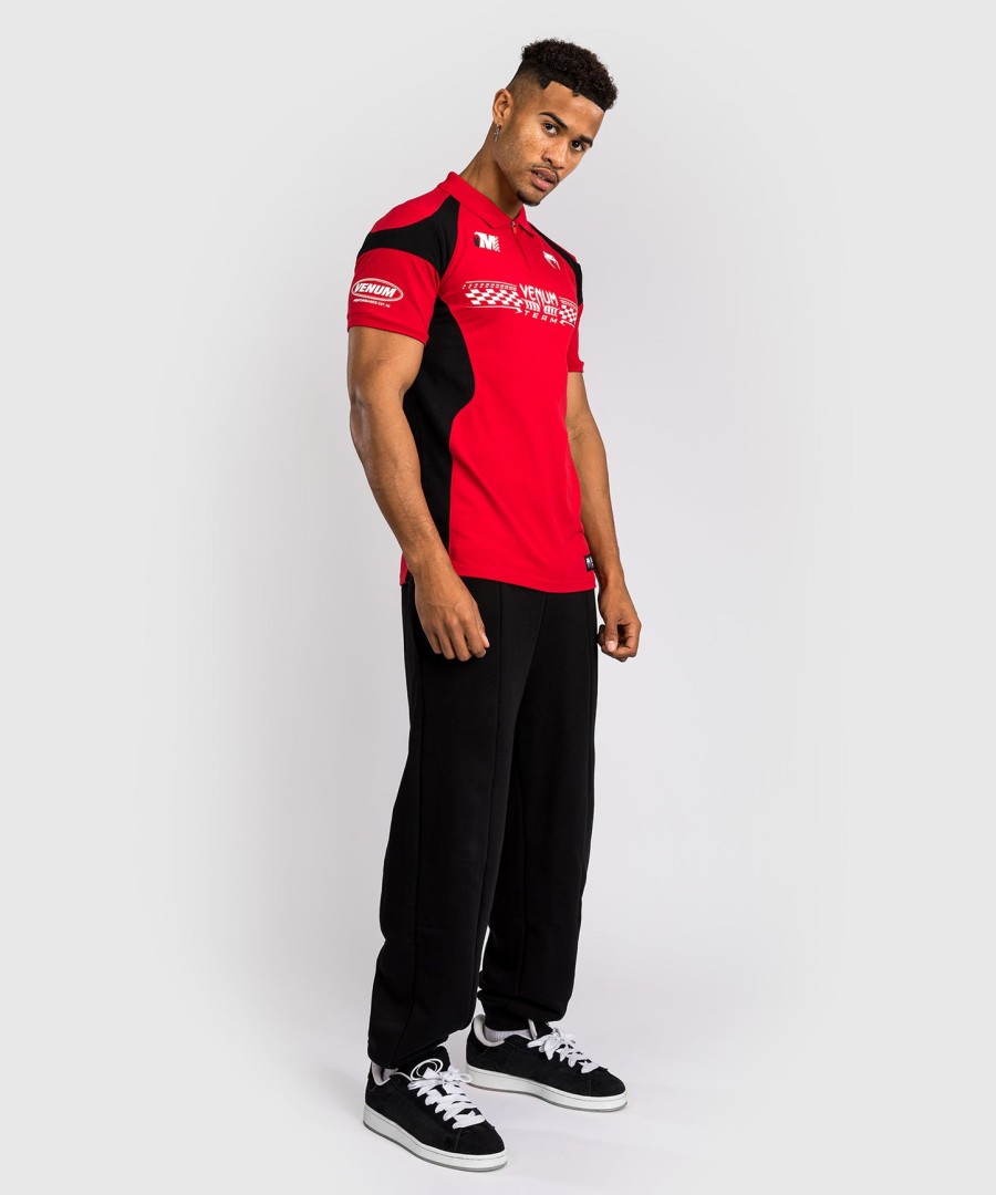 venum motorsport bomullspolo - racer rød
