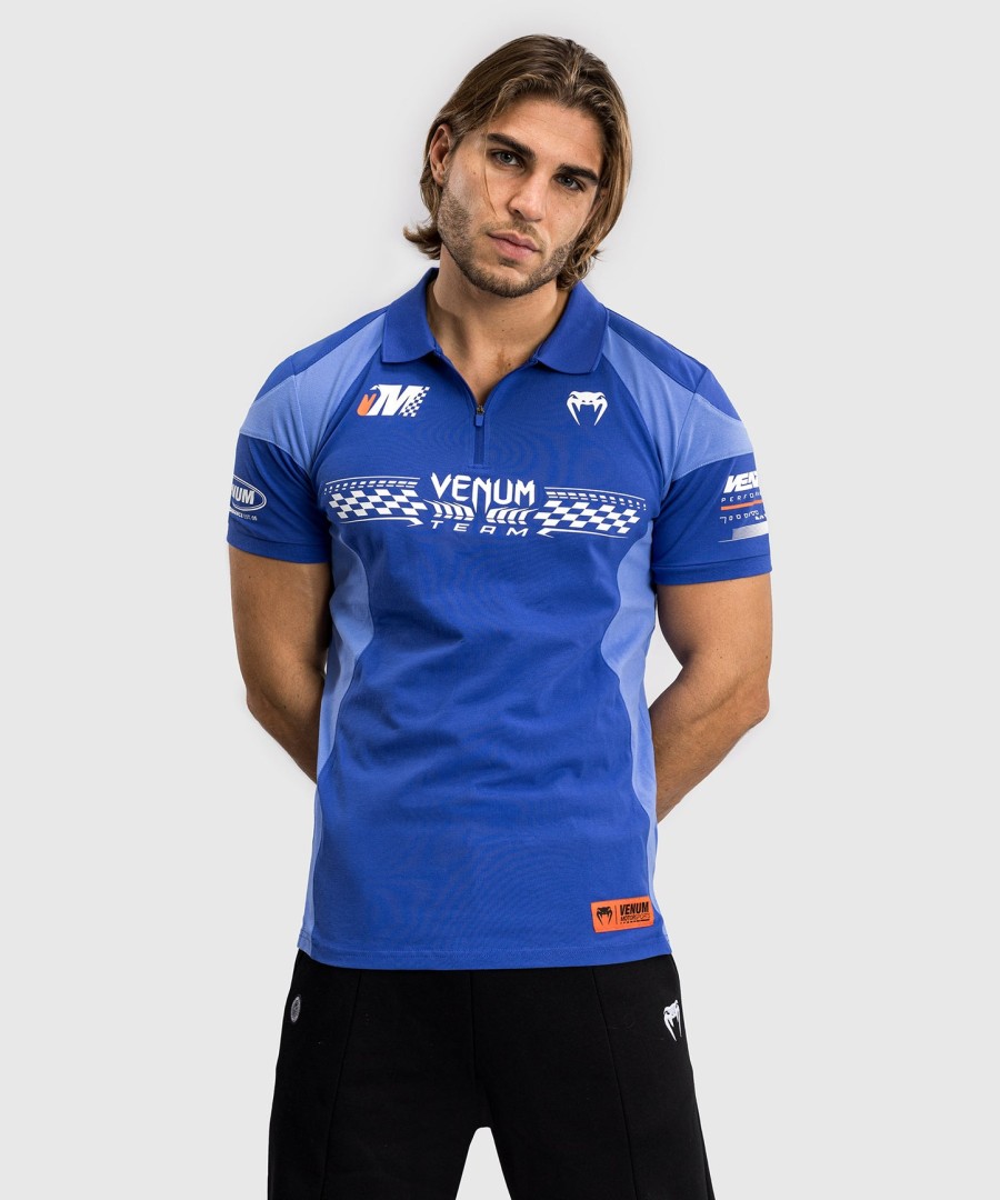 venum motorsport cotton polo - kongeblå
