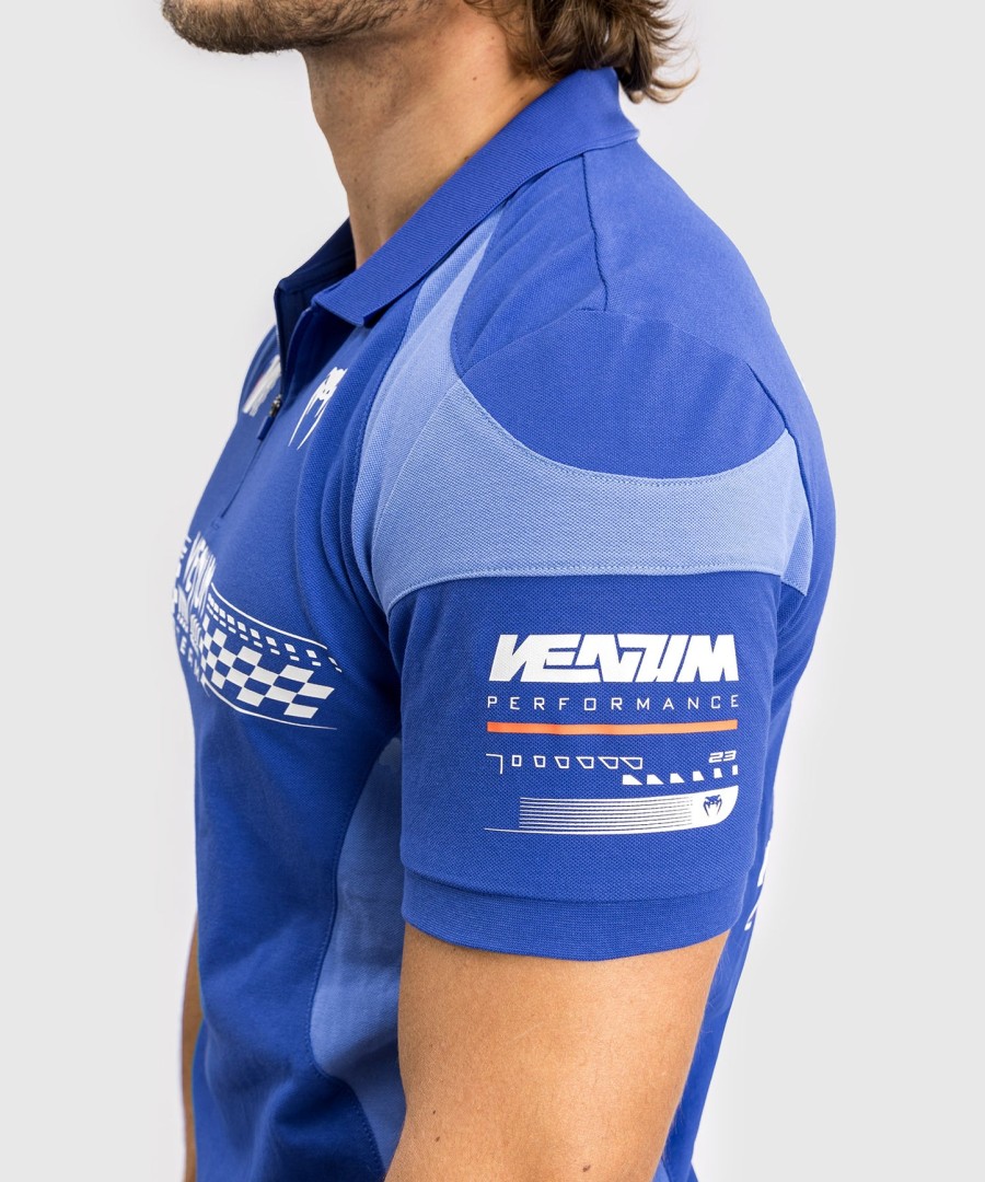 venum motorsport cotton polo - kongeblå