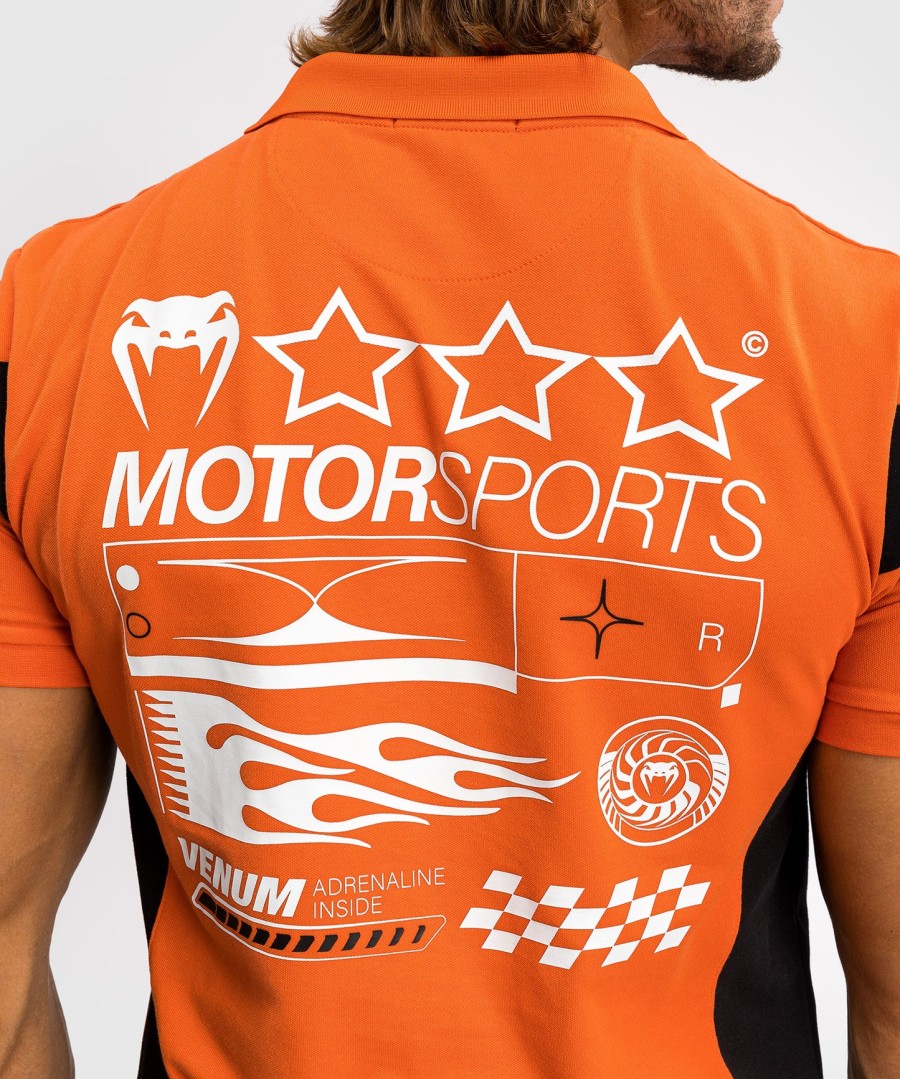 venum motorsport bomullspoloskjorte - mandarin