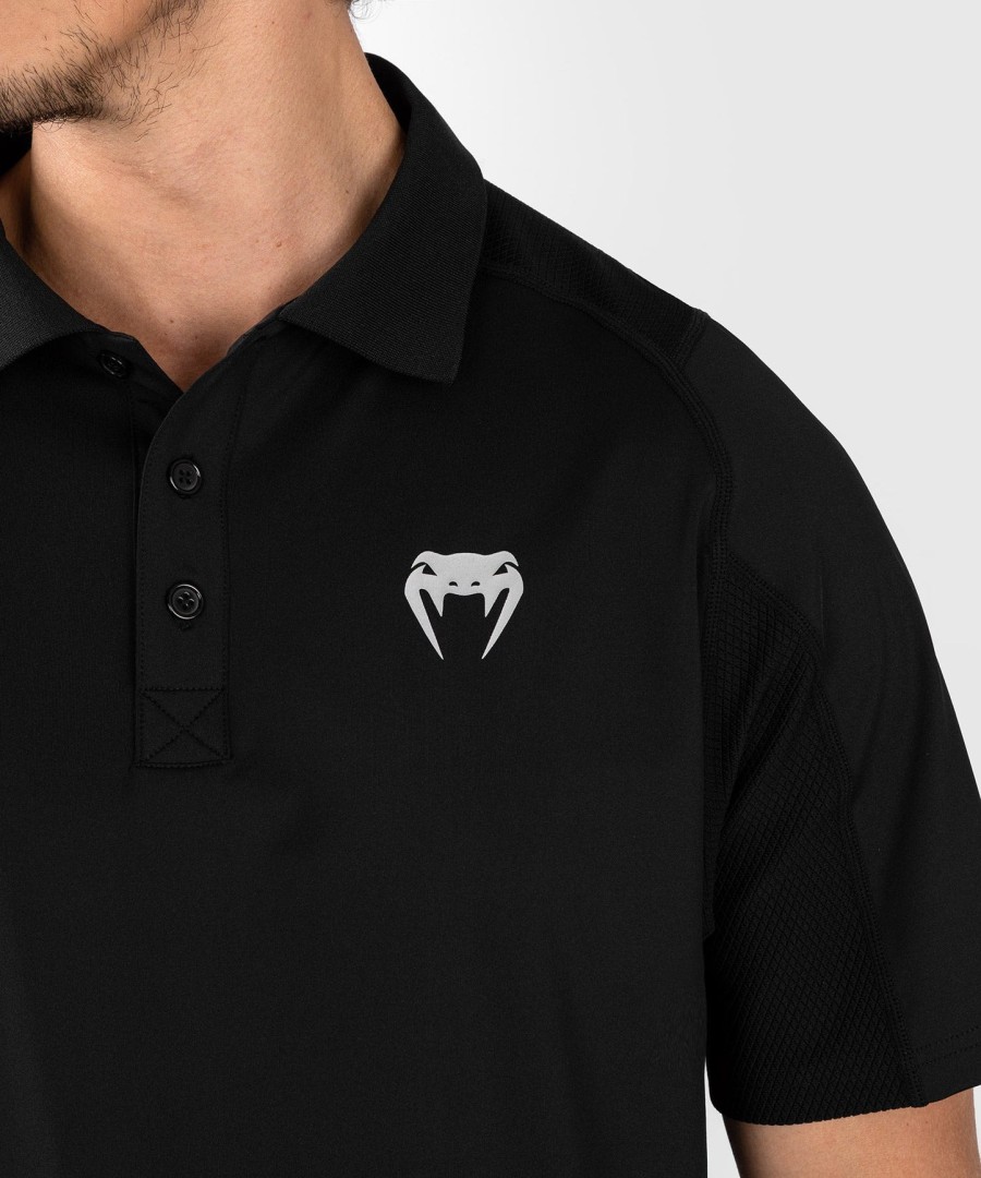ufc venum performance institute 2.0 menn poloskjorte - svartrød