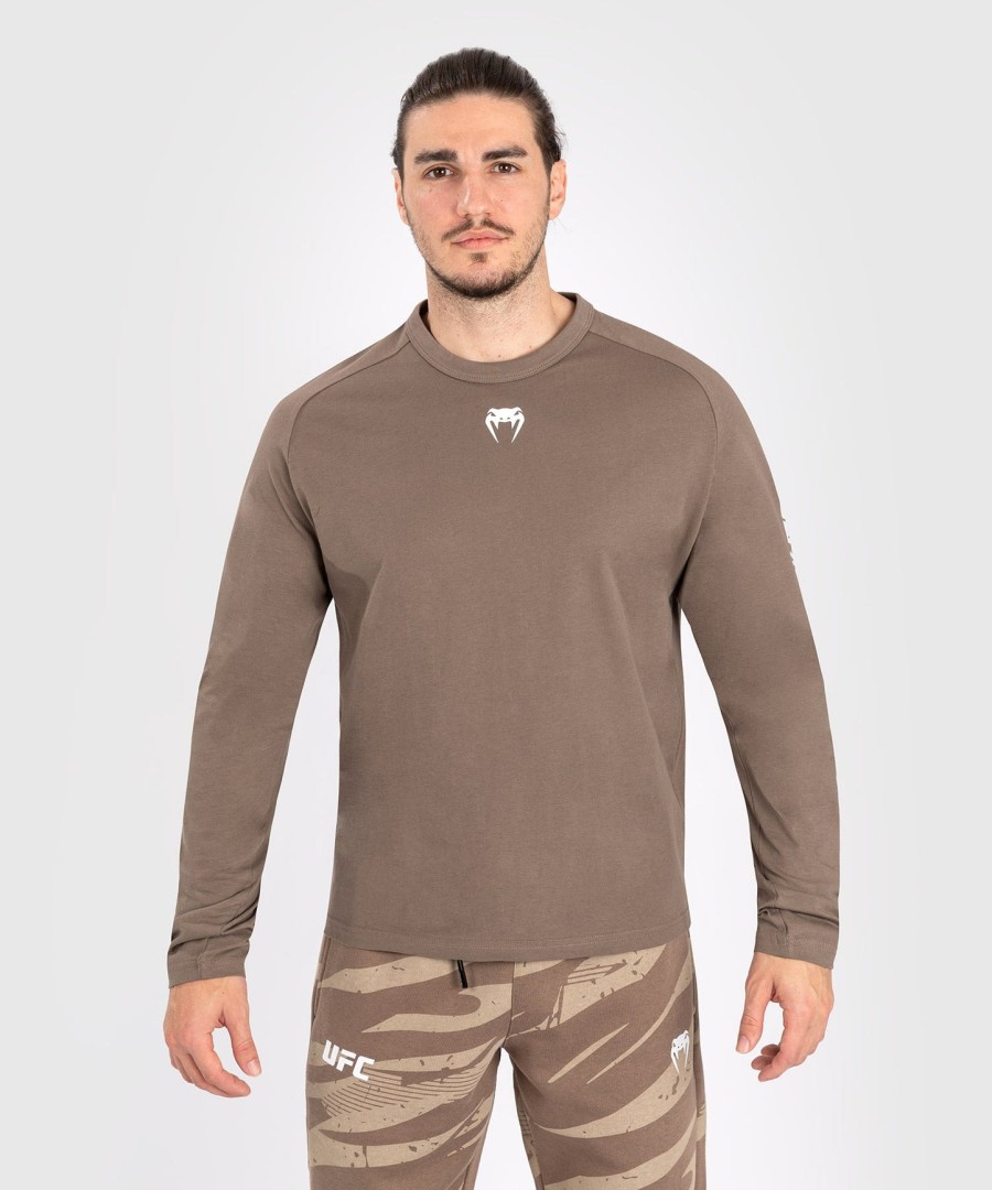 ufc adrenaline by venum fight week herre langermet t-skjorte – bronse
