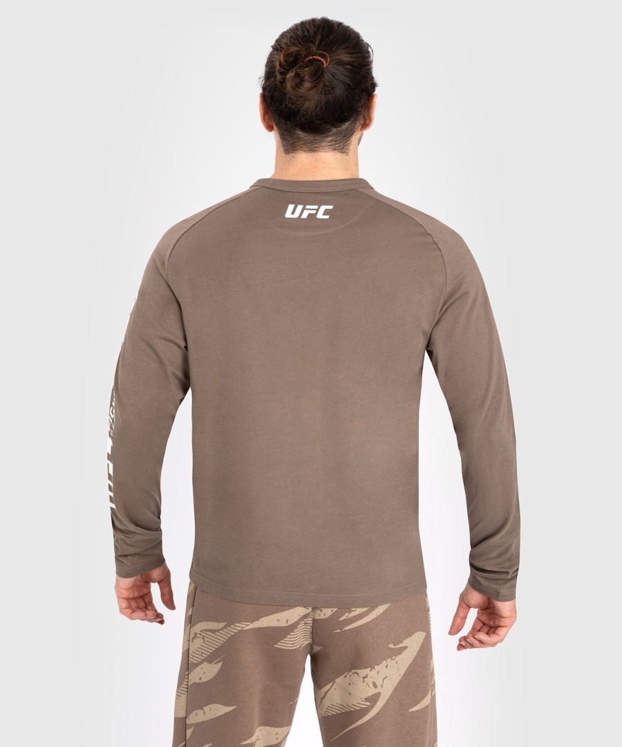 ufc adrenaline by venum fight week herre langermet t-skjorte – bronse