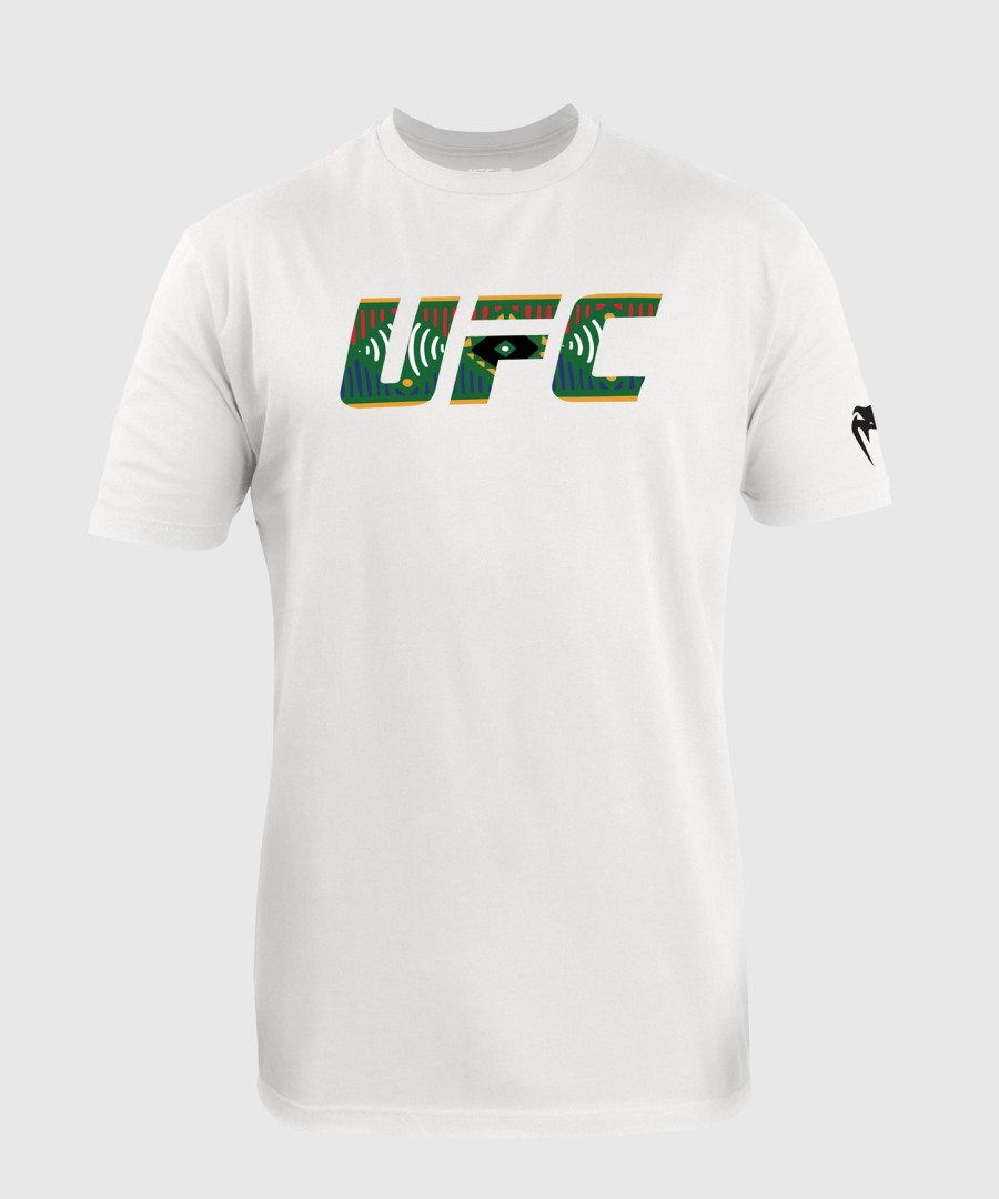 herre ufc unrivaled by venum hvit dricus du plessis t-skjorte