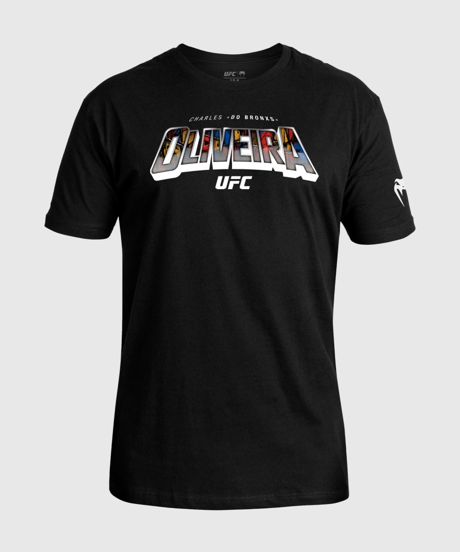 men ufc unrivaled by venum svart charles oliveira t-skjorte