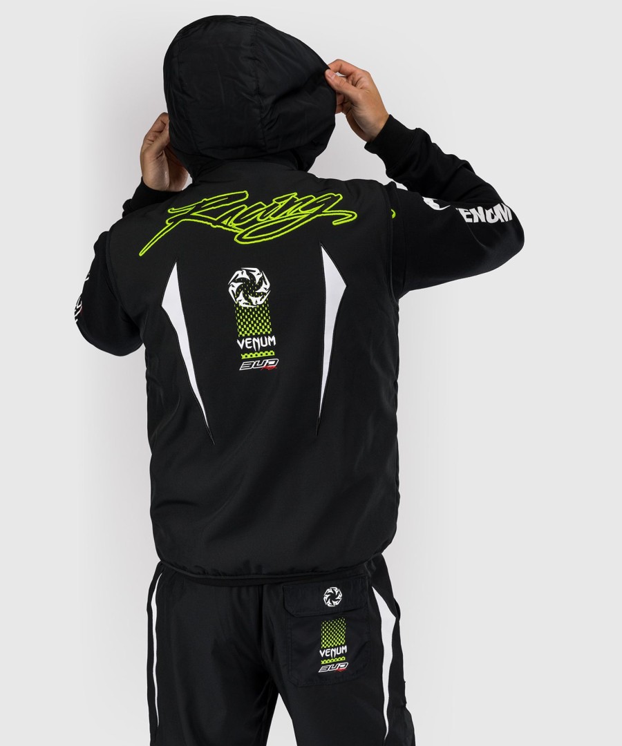 venum x bud racing dunjakke - svarthvitlimegrønn