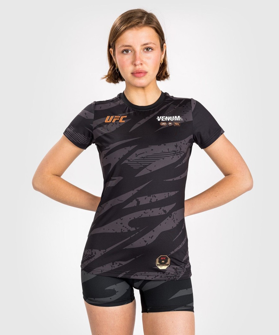 ufc adrenaline by venum fight week dame dry-tech t-skjorte - urban camo