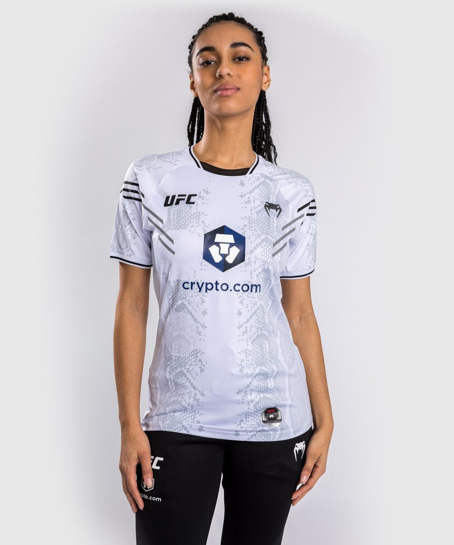 ufc adrenaline by venum autentisk fight night dame walkout-trøye - hvit