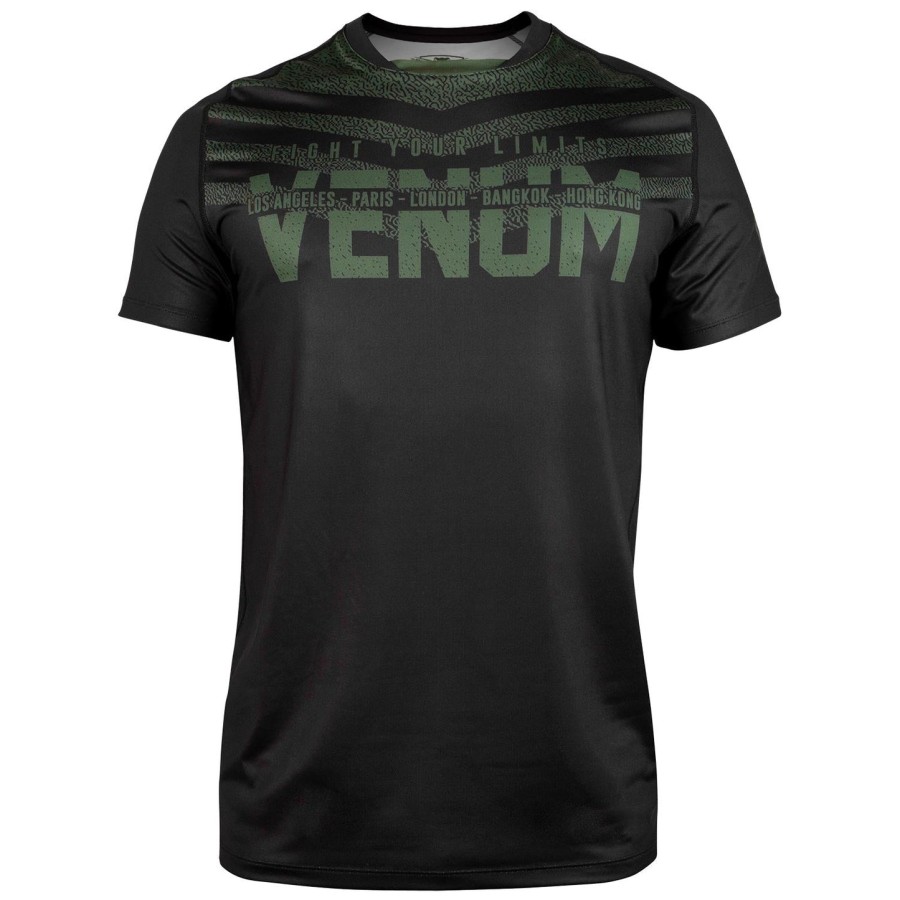 venum signature dry tech t-skjorte – svartkhaki – eksklusiv
