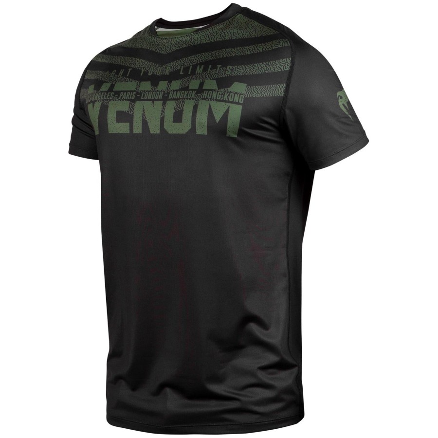 venum signature dry tech t-skjorte – svartkhaki – eksklusiv