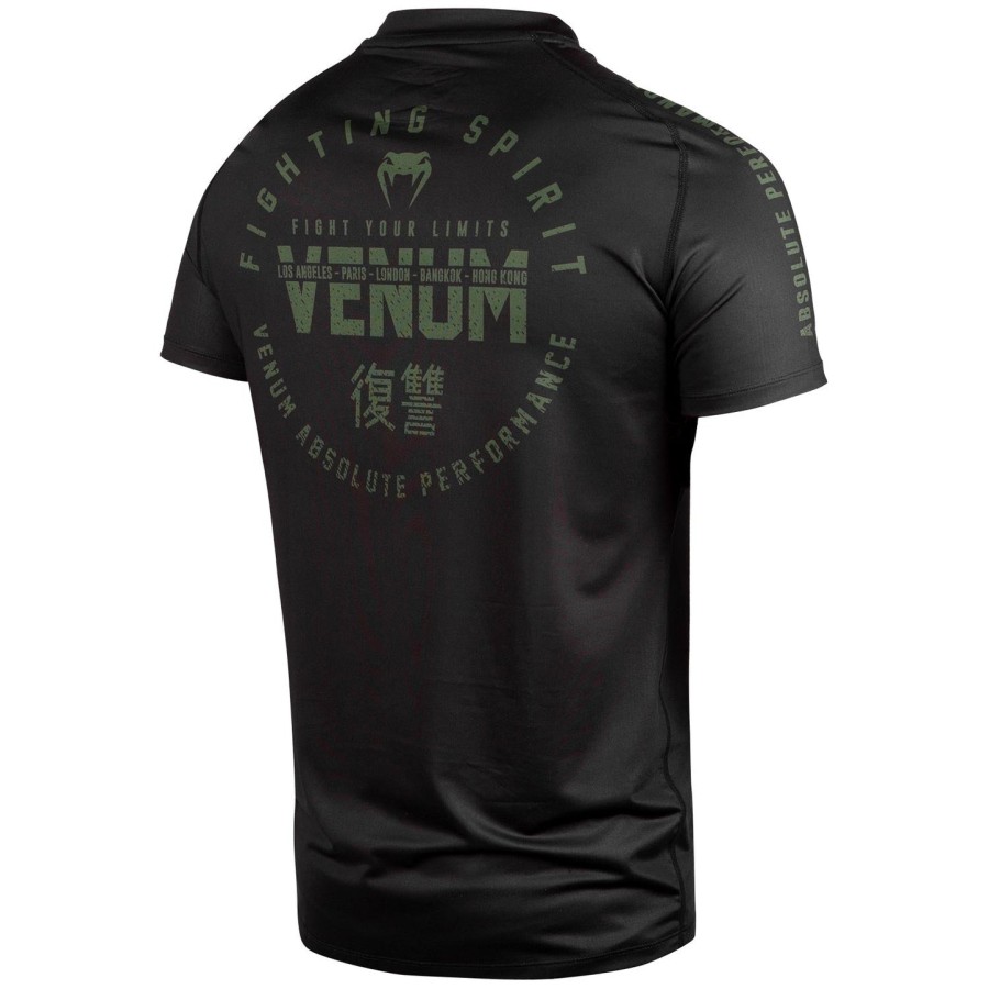 venum signature dry tech t-skjorte – svartkhaki – eksklusiv