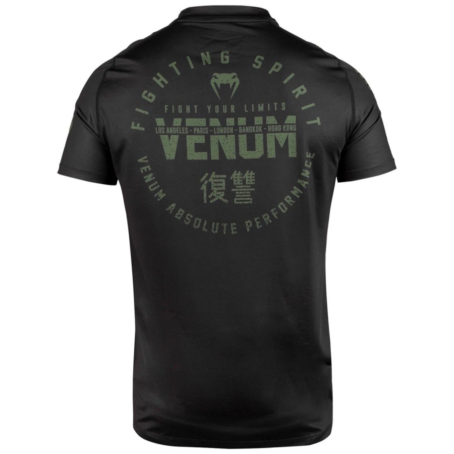 venum signature dry tech t-skjorte – svartkhaki – eksklusiv