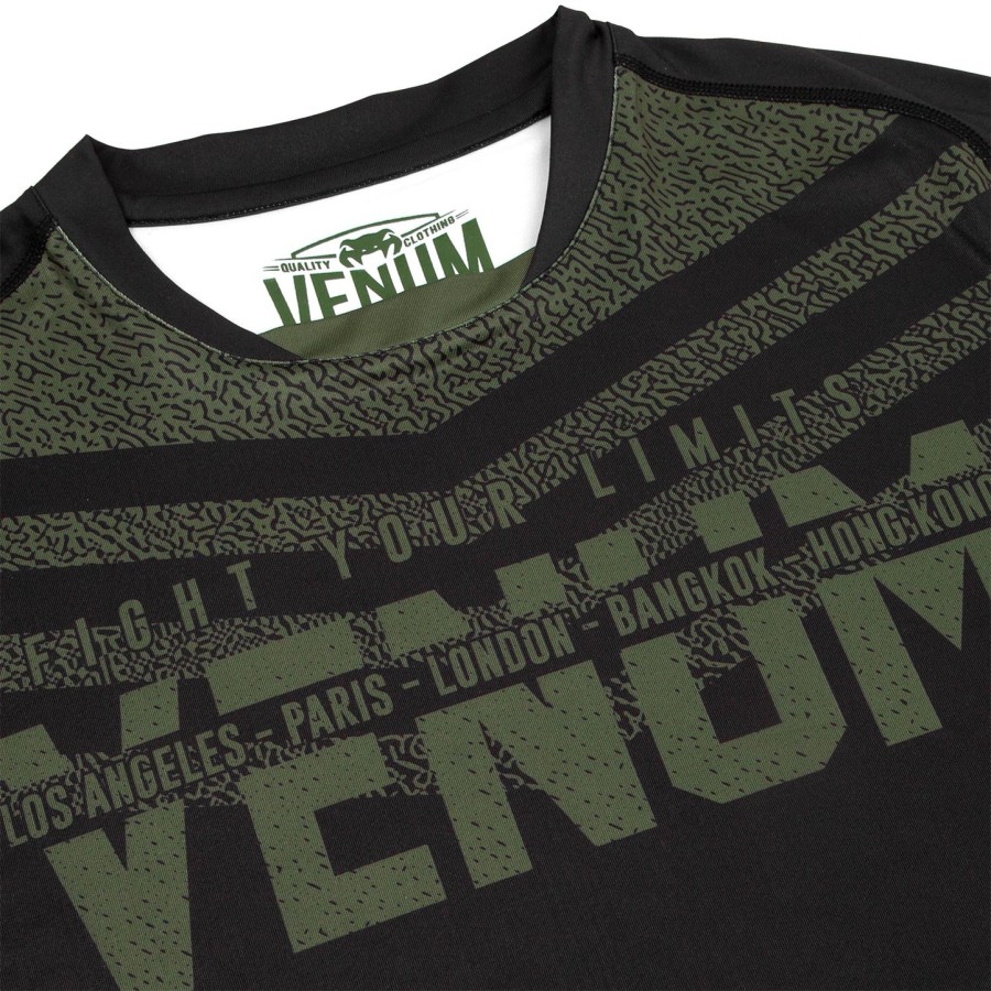 venum signature dry tech t-skjorte – svartkhaki – eksklusiv