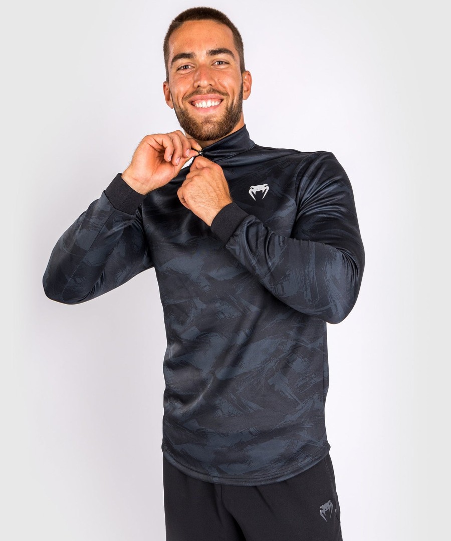 venum electron 3.0 winter dry tech t-skjorte – lange ermer – svart
