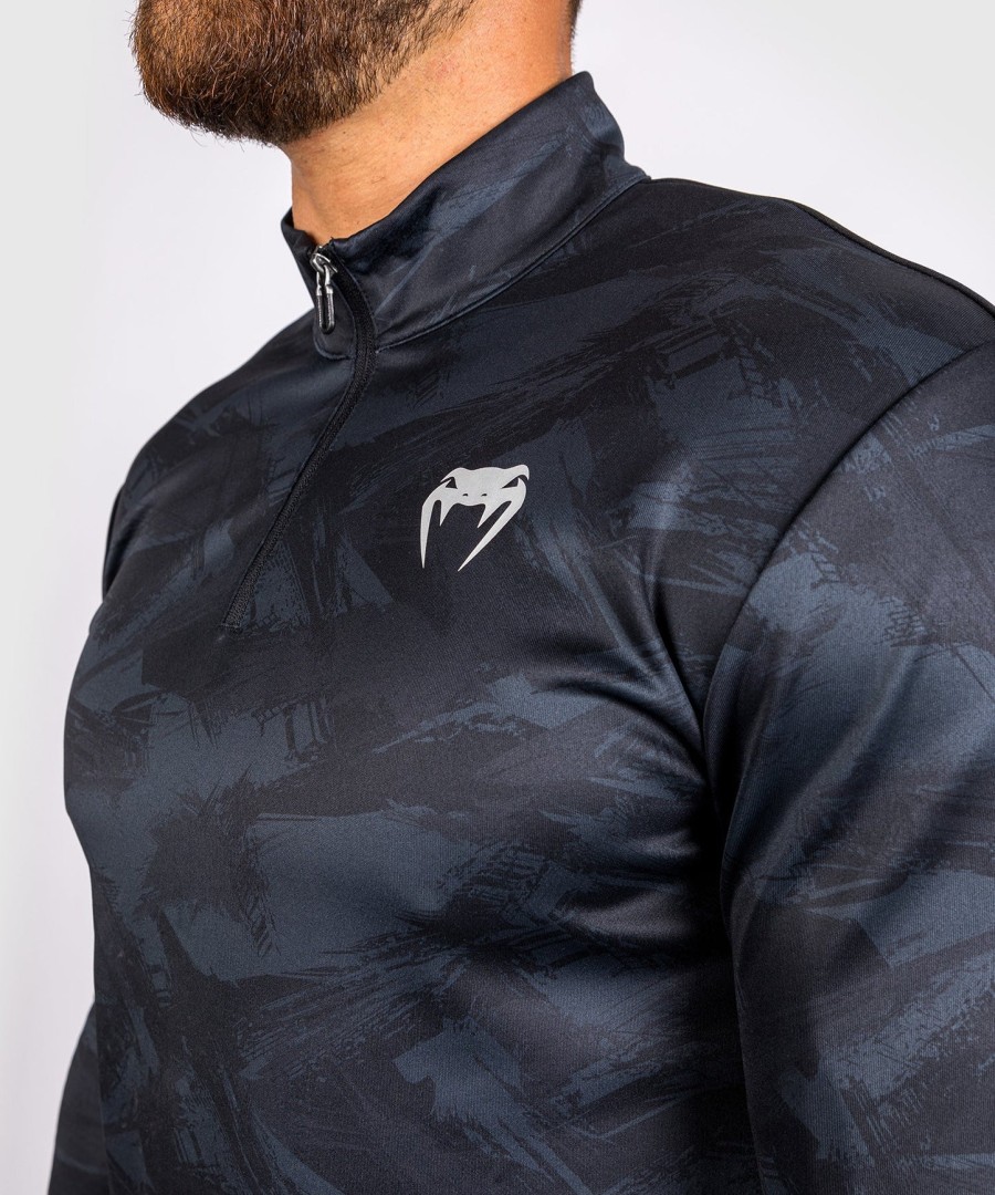 venum electron 3.0 winter dry tech t-skjorte – lange ermer – svart