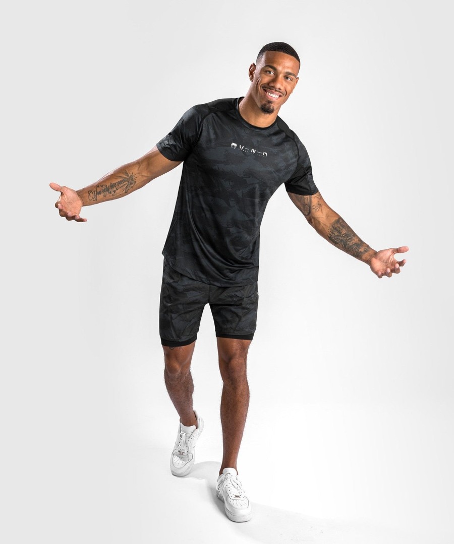 venum electron 3.0 dry tech t-skjorte – korte ermer – svart