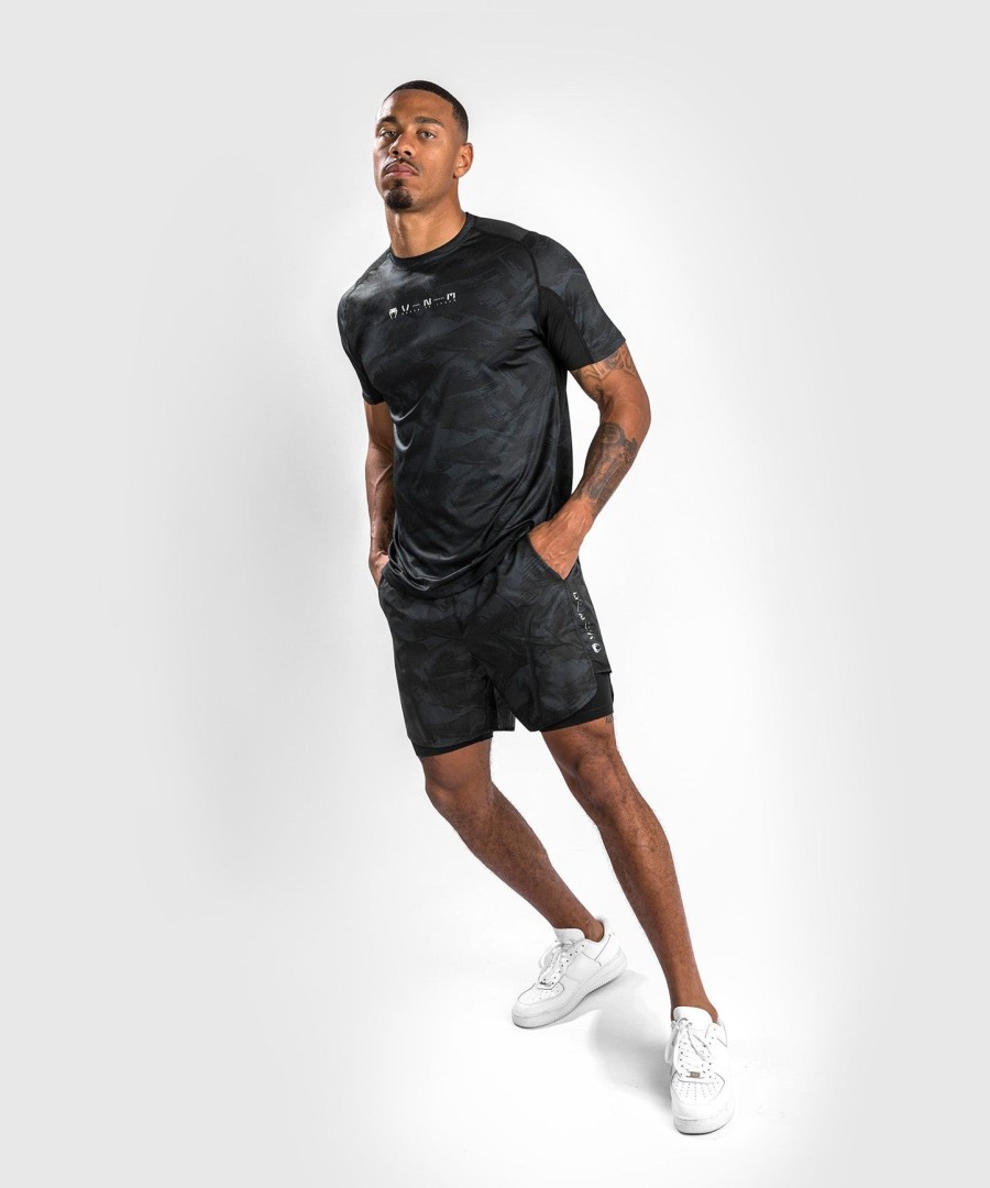 venum electron 3.0 dry tech t-skjorte – korte ermer – svart