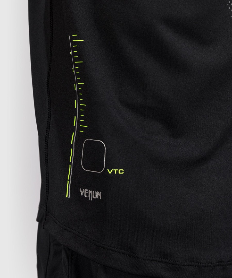 venum training camp 4.0 dry tech t-skjorte - svartneongrønn