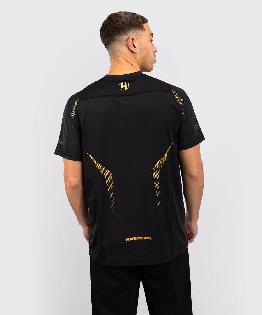 fk x venum hexagone mma t-skjorte - svartgull