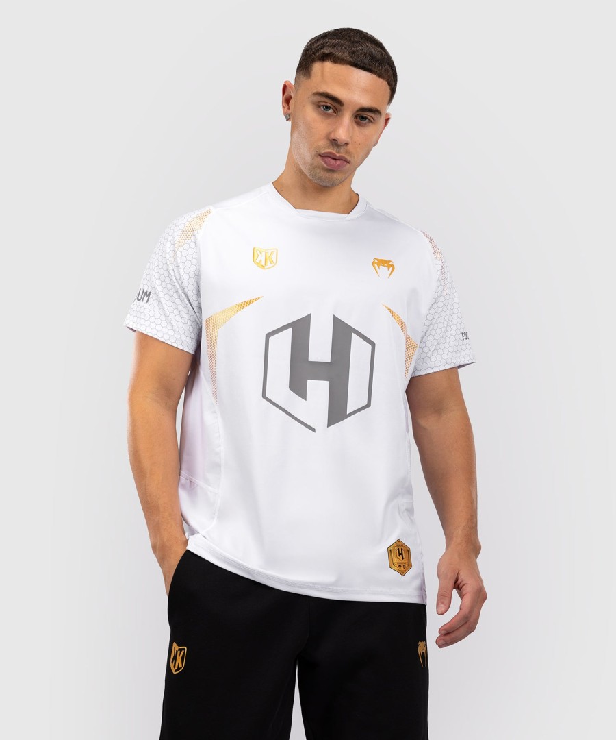 fk x venum hexagone mma t-skjorte - hvitgull