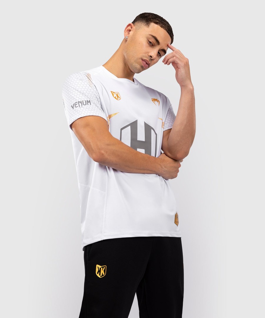 fk x venum hexagone mma t-skjorte - hvitgull