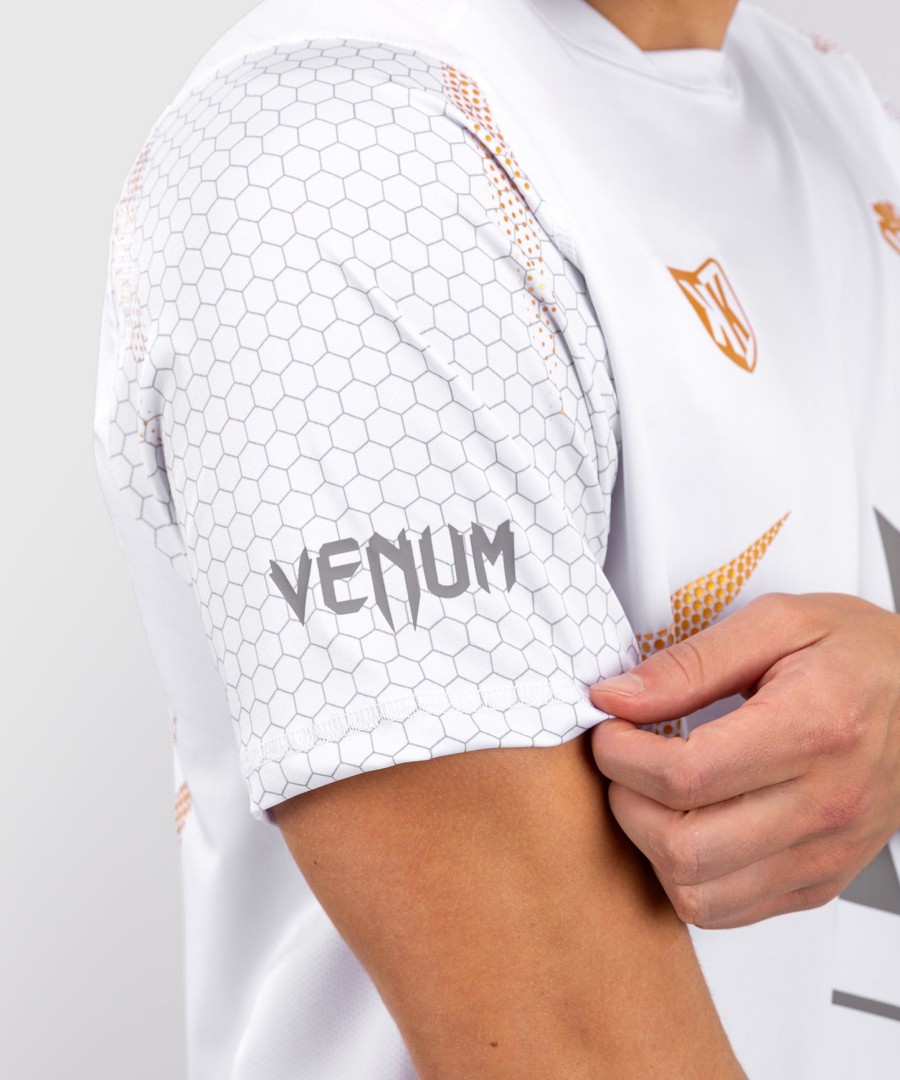 fk x venum hexagone mma t-skjorte - hvitgull