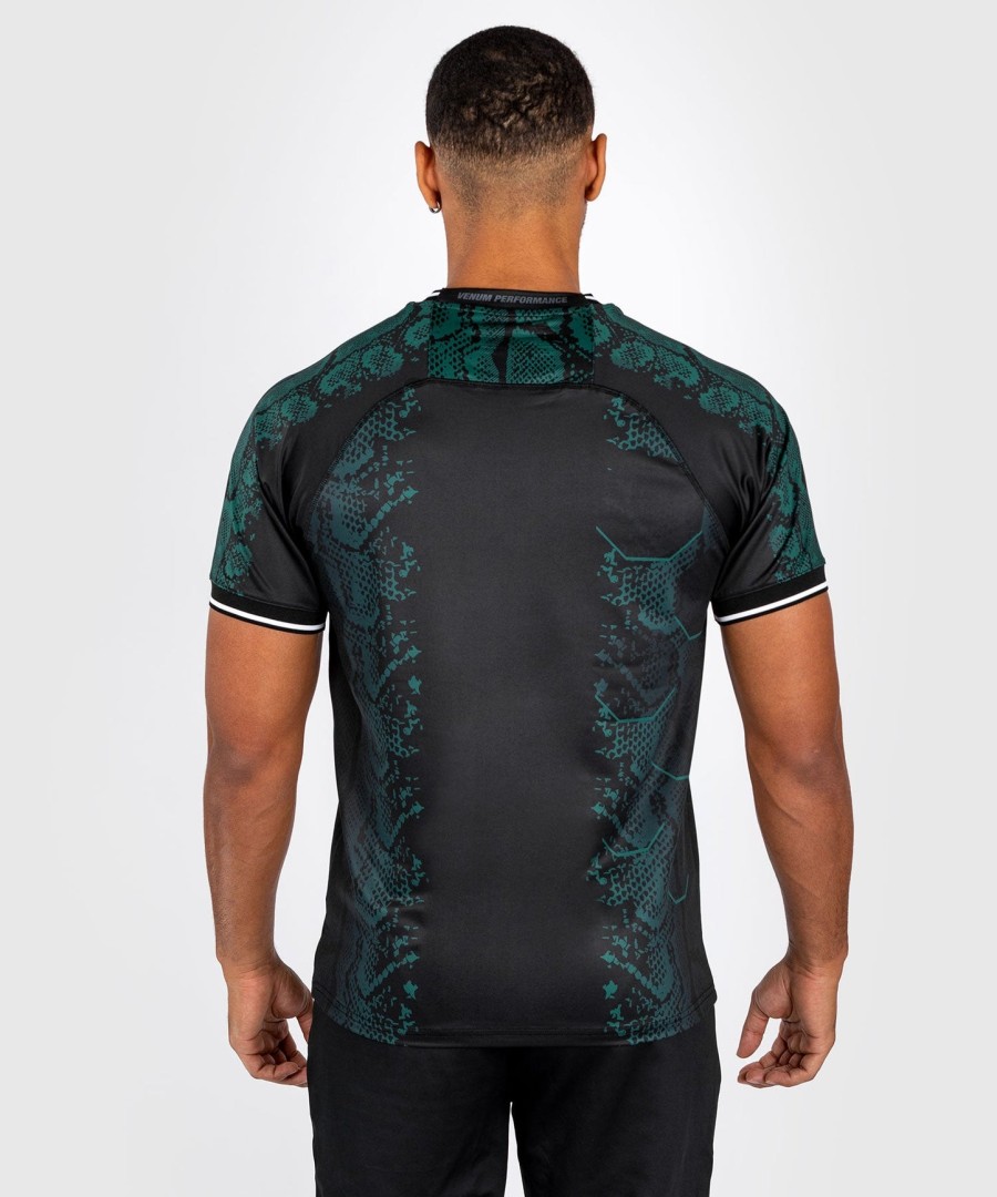 ufc adrenaline by venum autentisk fight night herretrøye - emerald edition - grønnsvart