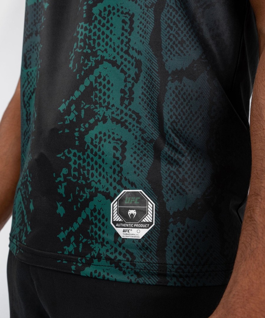 ufc adrenaline by venum autentisk fight night herretrøye - emerald edition - grønnsvart
