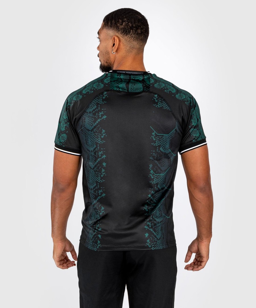 ufc adrenaline by venum autentisk fight night herretrøye - emerald edition - grønnsvart