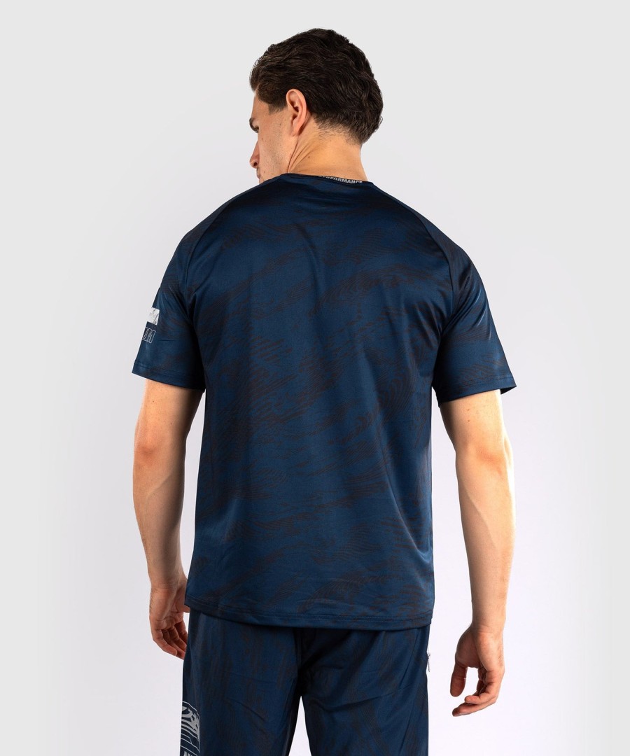 ufc fusion av venum fight week herre dry-tech t-skjorte - oceanic blue