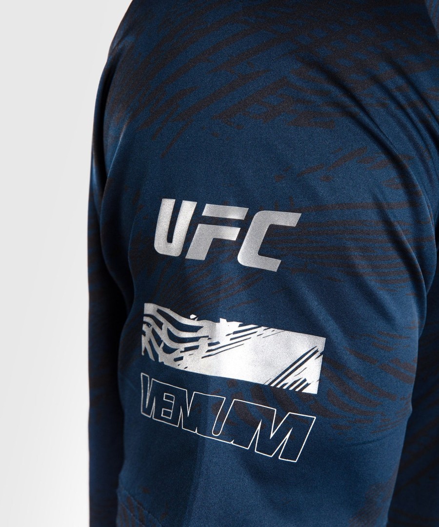 ufc fusion av venum fight week herre dry-tech t-skjorte - oceanic blue