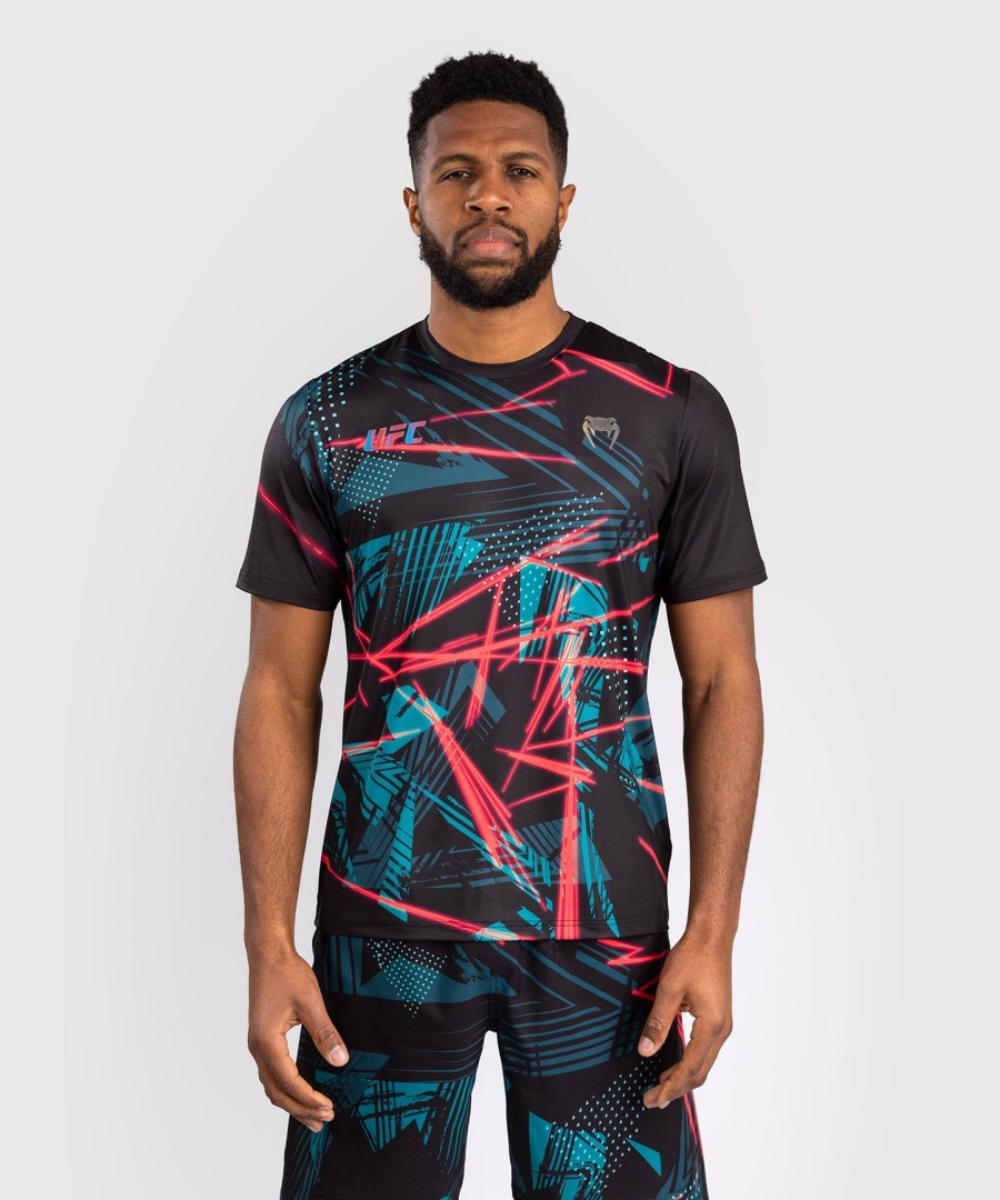 ufc fusion av venum miami edition fight week herre dry-tech t-skjorte - svart