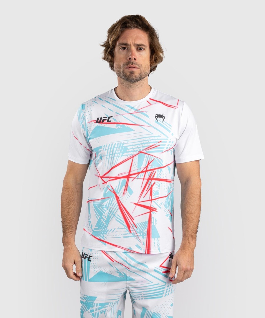 ufc fusion av venum miami edition fight week herre dry-tech t-skjorte - hvit