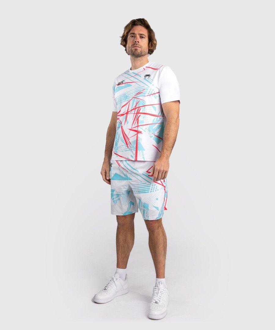 ufc fusion av venum miami edition fight week herre dry-tech t-skjorte - hvit