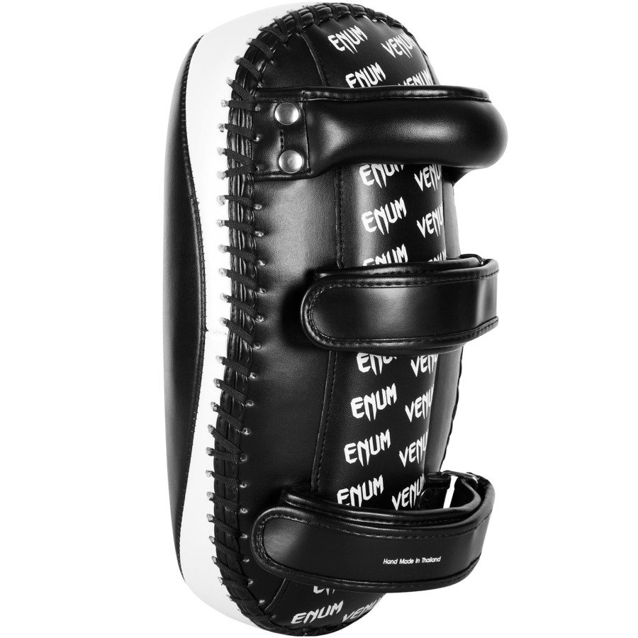 venum light kick pads - skintex leather - svartis par