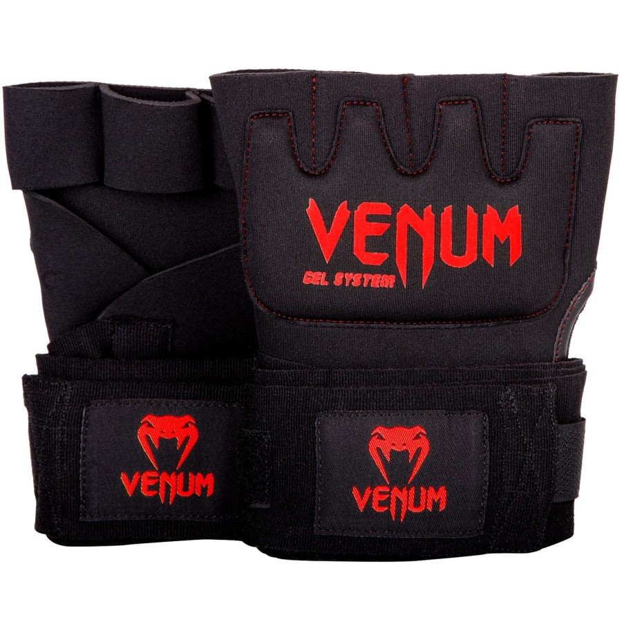 venum gel kontact quick wraps - svartrød