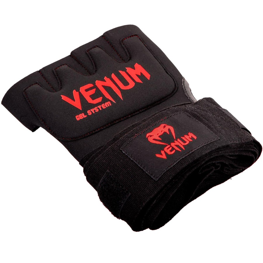 venum gel kontact quick wraps - svartrød