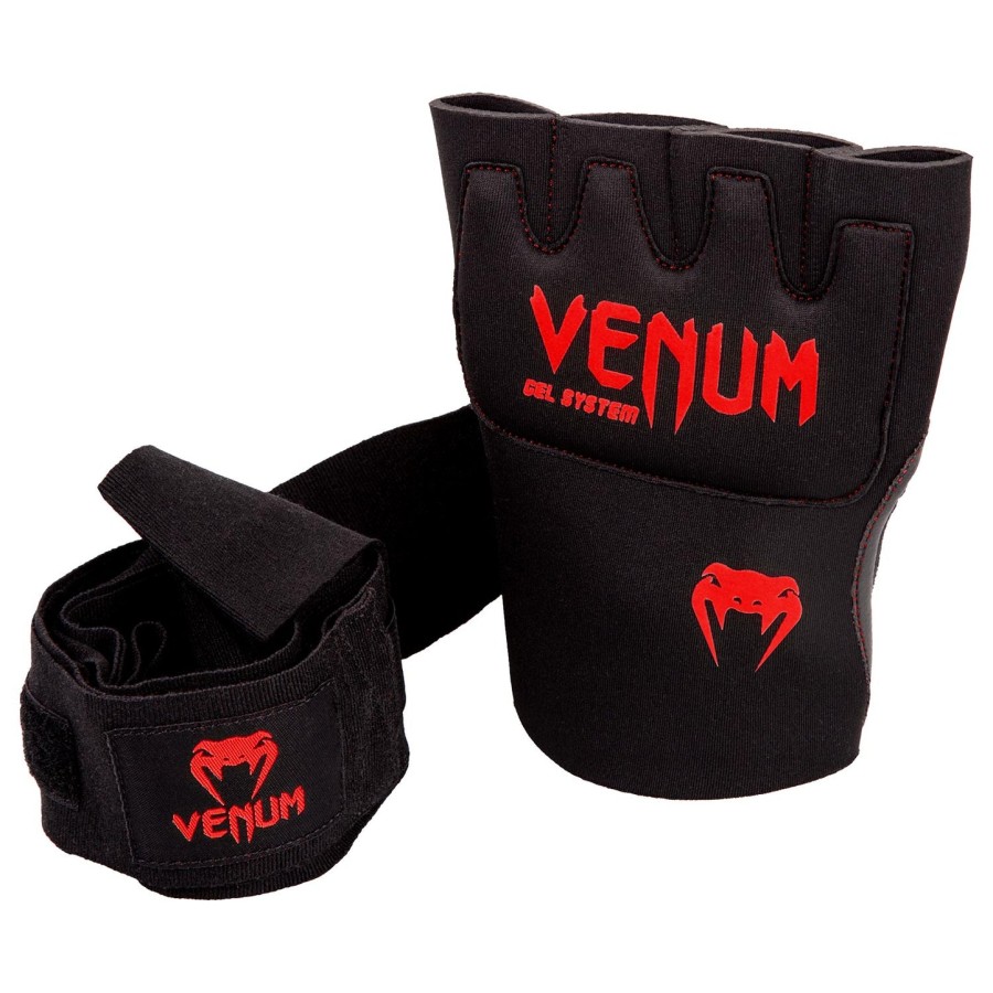 venum gel kontact quick wraps - svartrød