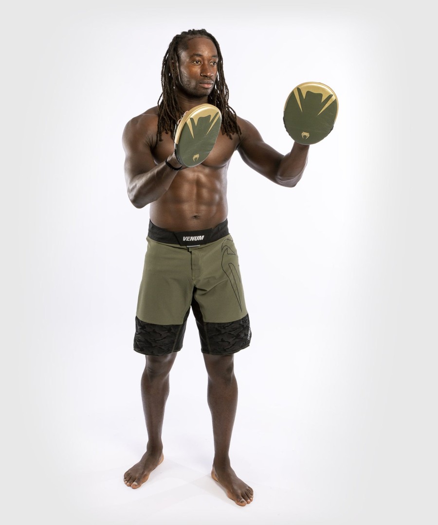 venum pro boxing flat punch mitts par - khakigull