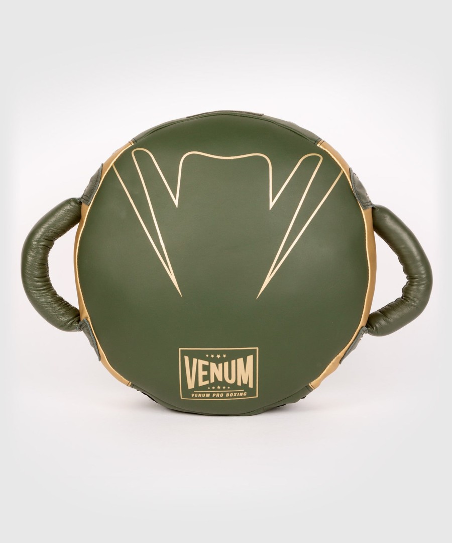 venum pro boxing round punch shield - khakigull