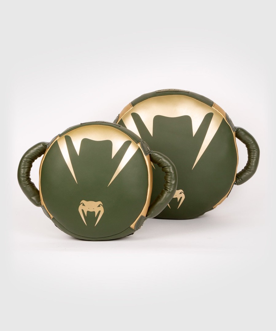venum pro boxing round punch shield - khakigull